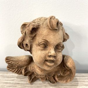 Vintage Wood Cherub